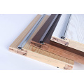 Magnetic suction seal strip for wooden door